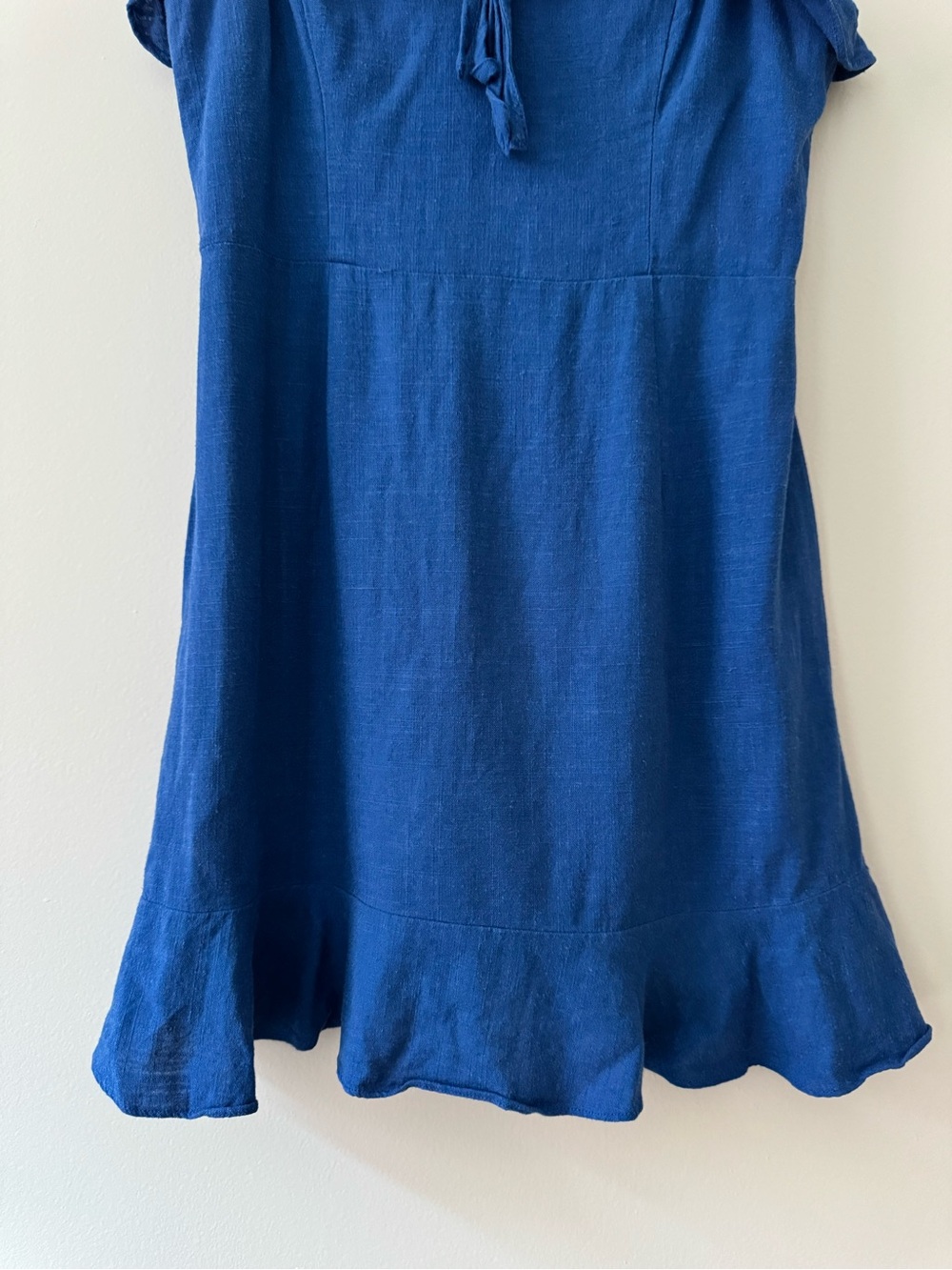 LULUS Days Like This Royal Blue Sleeveless Ruffled Mini Dress S - Picture 6 of 13